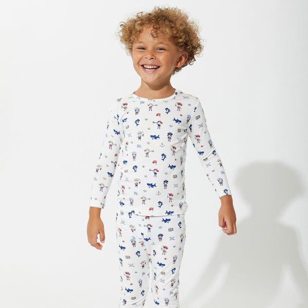 Pirate Bamboo Kids Pajamas on Sale