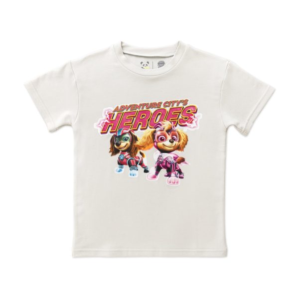 PAW Patrol: The Mighty Movie Girl Pups Bamboo Terry Kids Oversized T-Shirt For Sale