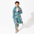 Justice League Heroes Bamboo Kids Sherpa Robe For Cheap