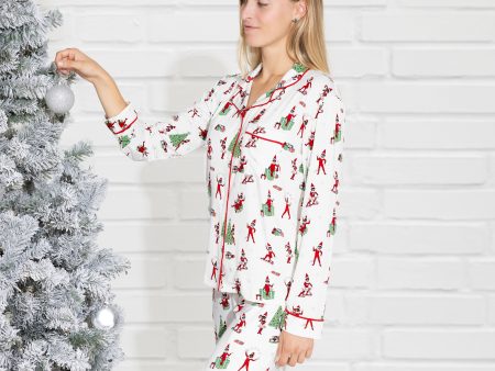 The Elf On The Shelf Bamboo Women s Pajama Set Discount