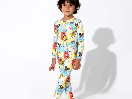 PAW Patrol: Comic Boy Pups Bamboo Kids Pajamas For Cheap