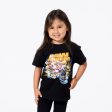 PAW Patrol: The Mighty Movie Obsidian Black Bamboo Terry Kids Oversized T-Shirt Discount