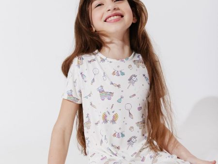 Pinata Bamboo Girls  Short Sleeve Dress Online now