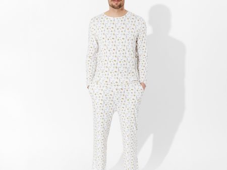 Milk & Cookies Bamboo Men s Pajama Set Sale