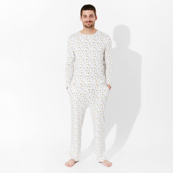 Milk & Cookies Bamboo Men s Pajama Set Sale