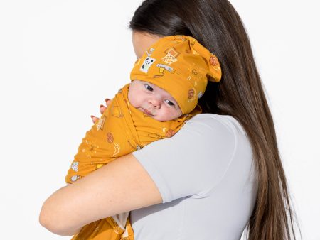 Basketball Bamboo Swaddle & Beanie Set Online