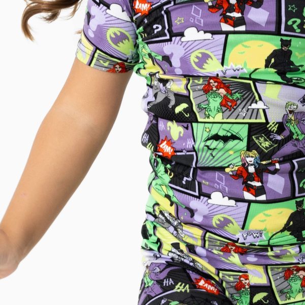 Batman Baddies Bamboo Kids Pajama Short Set Online