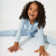 Milk & Cookies Blue Bamboo Kids Pajamas Online Sale