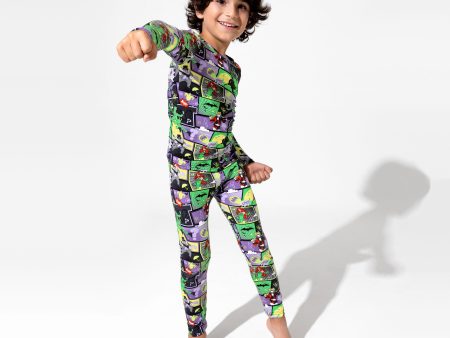 Batman Baddies Bamboo Kids Pajamas Online Hot Sale