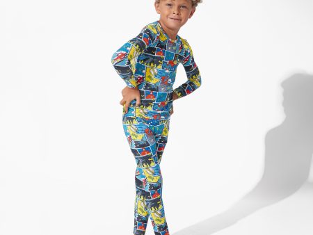 Justice League Heroes Bamboo Kids Pajamas For Cheap