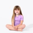 Lavender Bamboo Kids Pajama Short Set Online Hot Sale