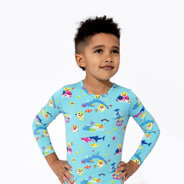 Baby Shark Bamboo Kids Pajamas on Sale