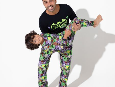 Batman Baddies Bamboo Men s Pajama Set Online now