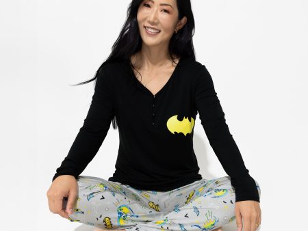 Batman Bamboo Women s Pajama Set on Sale