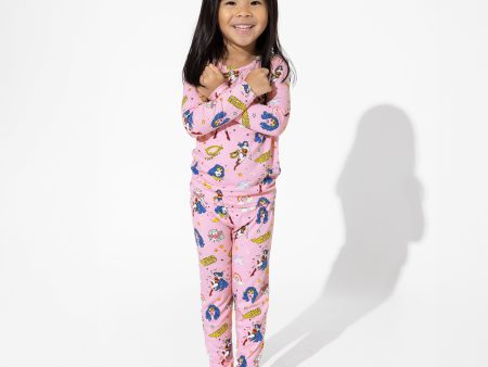 Wonder Woman Bamboo Kids Pajamas Cheap