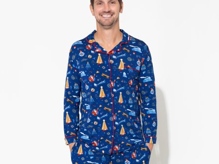 The Polar Express Bamboo Men s Pajama Set Hot on Sale