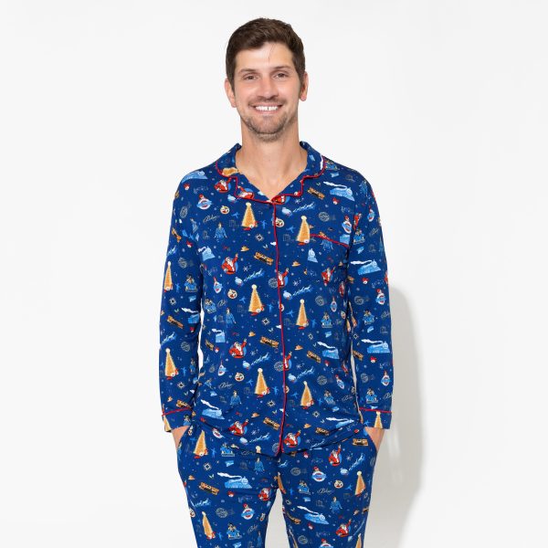 The Polar Express Bamboo Men s Pajama Set Hot on Sale