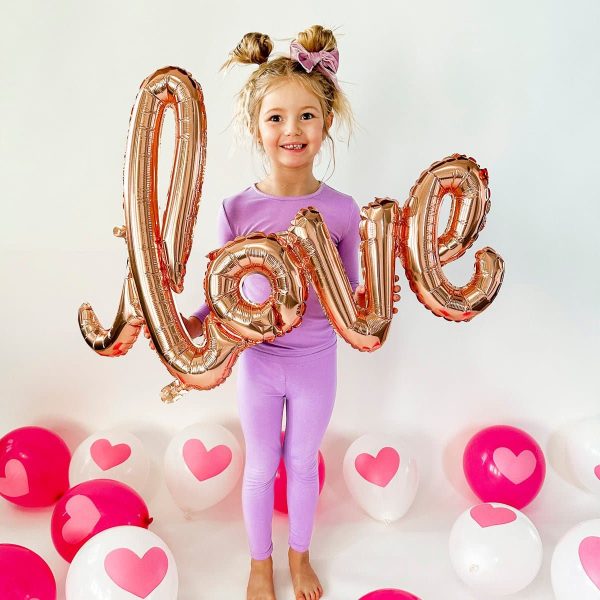 Lavender Bamboo Kids Pajamas Online Sale