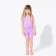 Lavender Bamboo Kids Pajama Short Set Online Hot Sale