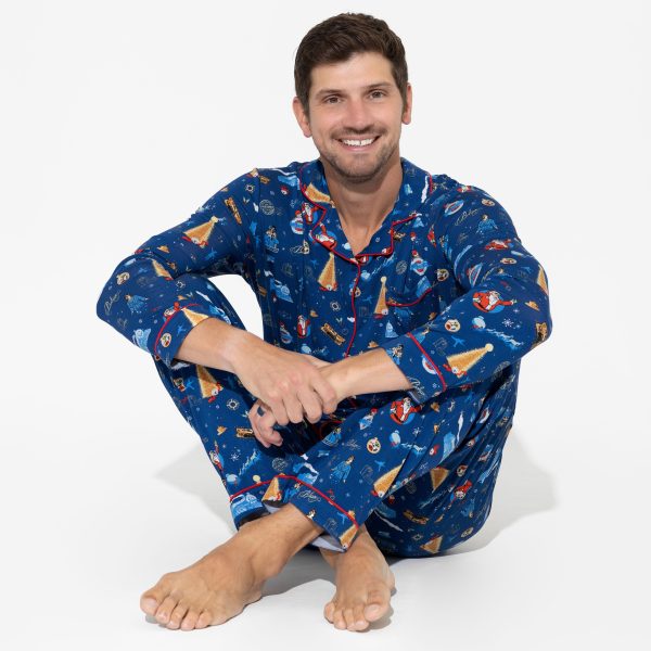 The Polar Express Bamboo Men s Pajama Set Hot on Sale