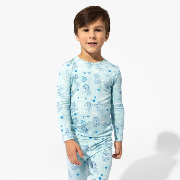 PAW Patrol: Valentine s Blue Bamboo Kids Pajamas Discount