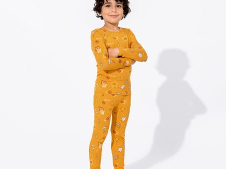 Basketball Bamboo Kids Pajamas Online now