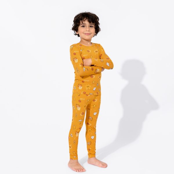 Basketball Bamboo Kids Pajamas Online now