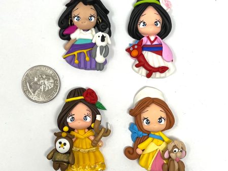 Handmade Clay Doll - Deluxe Disney Princess For Sale