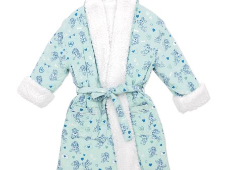 PAW Patrol: Valentine s Blue Bamboo Adult Sherpa Robe For Discount