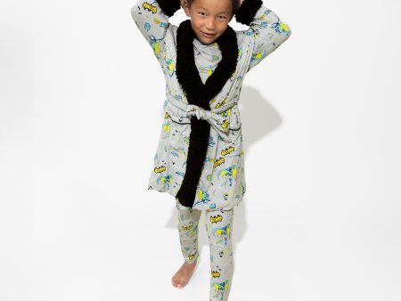 Batman Bamboo Kids Sherpa Robe Supply