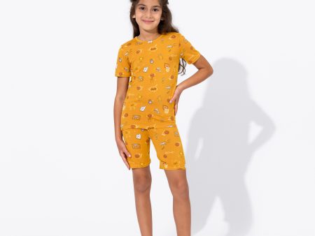 Basketball Bamboo Kids Pajama Short Set Online Hot Sale