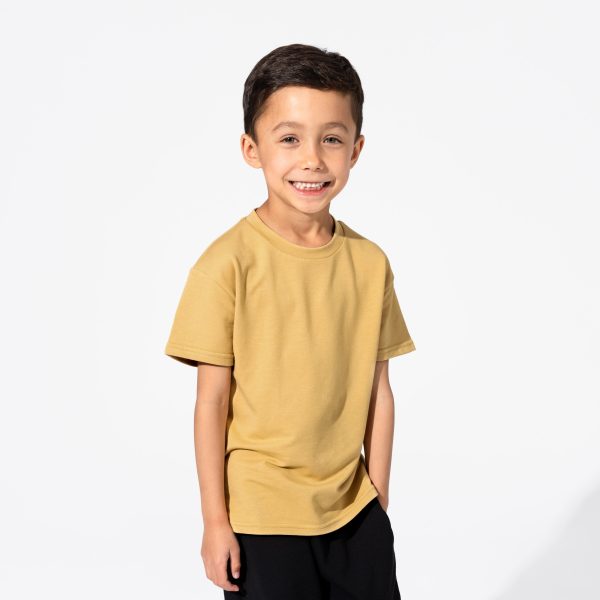 Latte Bamboo Terry Kids Oversized T-Shirt Discount