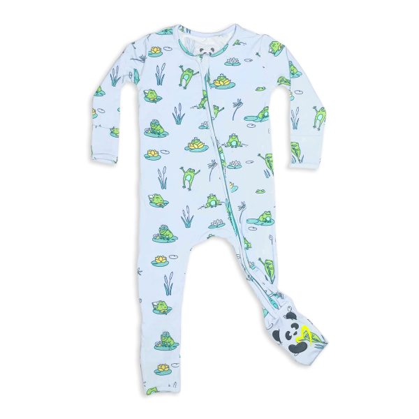 Frogs Bamboo Convertible Footie Cheap