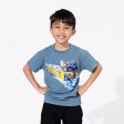 PAW Patrol: The Mighty Movie Chase Oasis Blue Bamboo Terry Kids Oversized T-Shirt Online