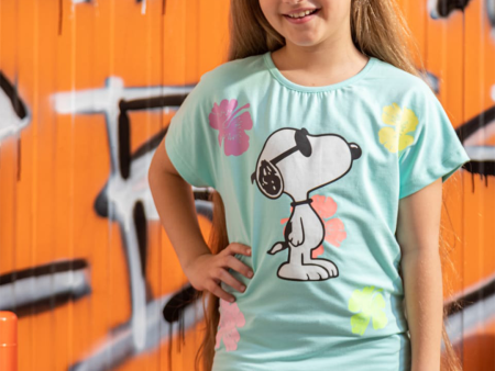 snoopy flower بيجامه بناتي Online