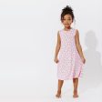 Milk & Cookies Pink Bamboo Girls  Sleeveless Dress Online now