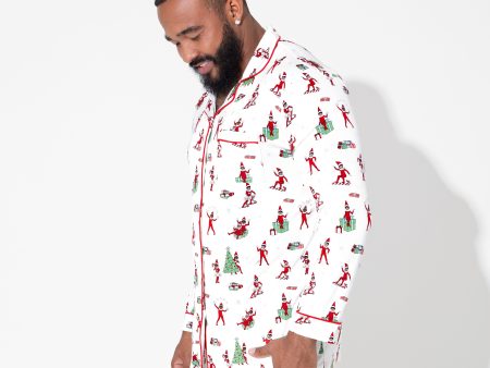 The Elf On The Shelf Bamboo Men s Pajama Set Fashion