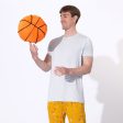 Basketball Bamboo Men s Pajama Set Sale