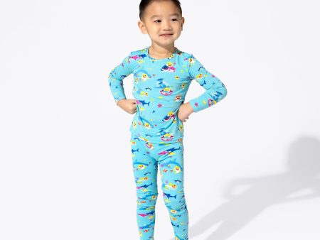 Baby Shark Bamboo Kids Pajamas on Sale