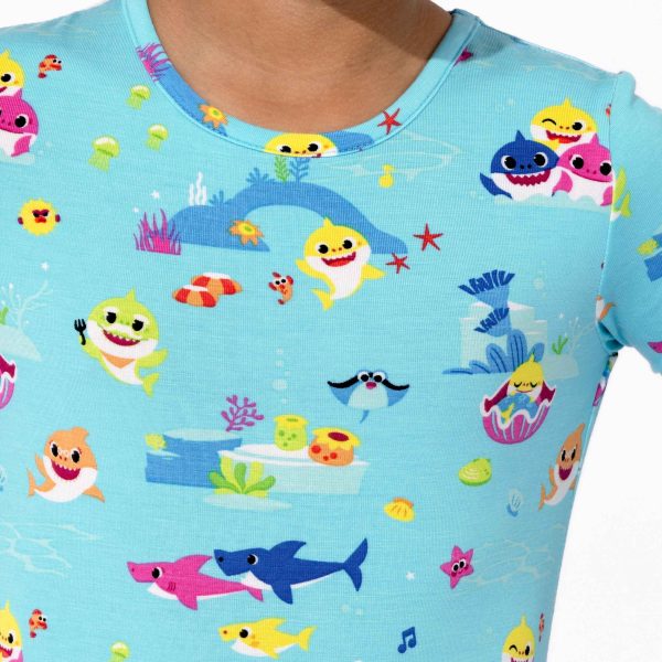 Baby Shark Bamboo Kids Pajamas on Sale