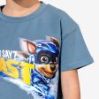 PAW Patrol: The Mighty Movie Chase Oasis Blue Bamboo Terry Kids Oversized T-Shirt Online