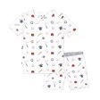 Baseball Bamboo Kids Pajama Short Set For Discount