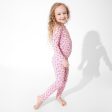 Milk & Cookies Pink Bamboo Kids Pajamas Cheap